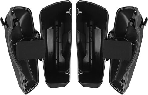 XMT-MOTO 4" Stretched Hard Saddlebags Bags Fit For Harley Touring Models FLT, FLHT, FLHTCU, FLHRC, Road King, Road Glide, Street Glide, Electra Glide, Ultra-Classic 2014-later in Saudi Arabia
