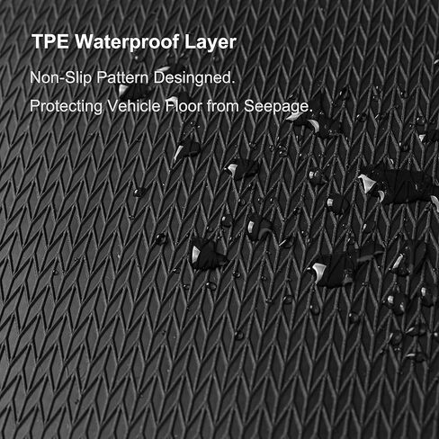 WENNEBIRD Superior Carpet Floor Mats for 2013-2024 Toyota 4Runner (5th Gen), 0.6 Inch Thickness Rugs, Premium All Weather Anti-Slip Waterproof Floor Liners - 3pc in Kuwait