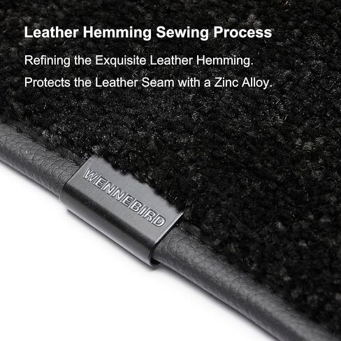 WENNEBIRD Superior Carpet Floor Mats for 2013-2024 Toyota 4Runner (5th Gen), 0.6 Inch Thickness Rugs, Premium All Weather Anti-Slip Waterproof Floor Liners - 3pc in Kuwait