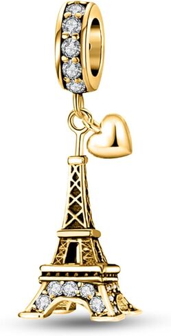 سحر سلسلة القلب الذهبي MadeOne لسحر سحر سحر الفضة للأساور والقلائد ، والهدايا للنساء in Kuwait