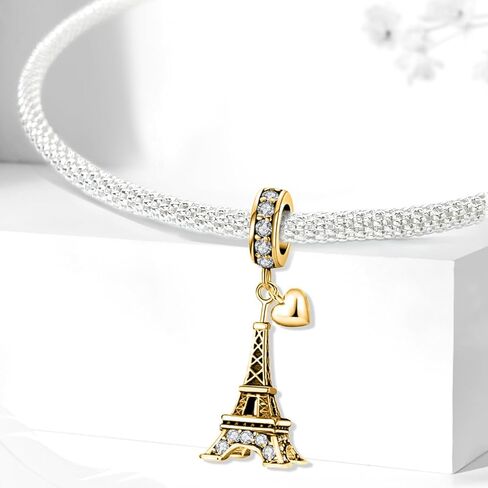 سحر سلسلة القلب الذهبي MadeOne لسحر سحر سحر الفضة للأساور والقلائد ، والهدايا للنساء in Kuwait