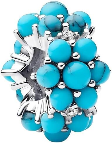 Sparkling Sea Dangle Charm Fit Women Bracelet Necklaces Fashion Gifts 925 Sterling Silver DIY Jewelry in Saudi Arabia