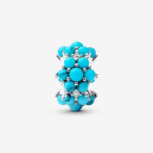 Sparkling Sea Dangle Charm Fit Women Bracelet Necklaces Fashion Gifts 925 Sterling Silver DIY Jewelry in Saudi Arabia
