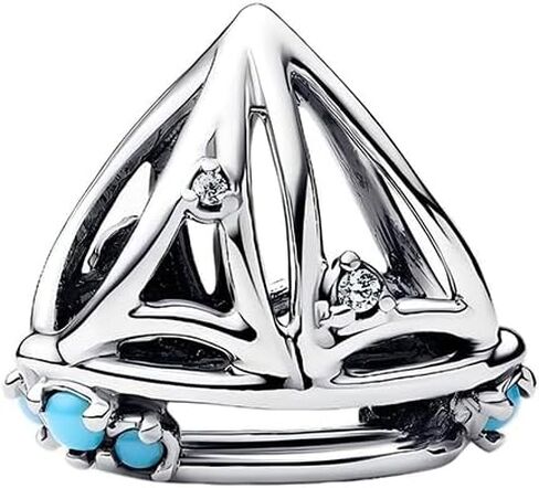 Sparkling Sea Dangle Charm Fit Women Bracelet Necklaces Fashion Gifts 925 Sterling Silver DIY Jewelry in Saudi Arabia