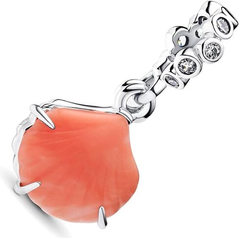 Sparkling Sea Dangle Charm Fit Women Bracelet Necklaces Fashion Gifts 925 Sterling Silver DIY Jewelry in Saudi Arabia