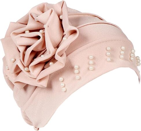 قبعات زهرة عمامة للسيدات Chemo Cap Cap Vintage Soft Toolies Beanies Headscarf Head Head Head Heat in Saudi Arabia