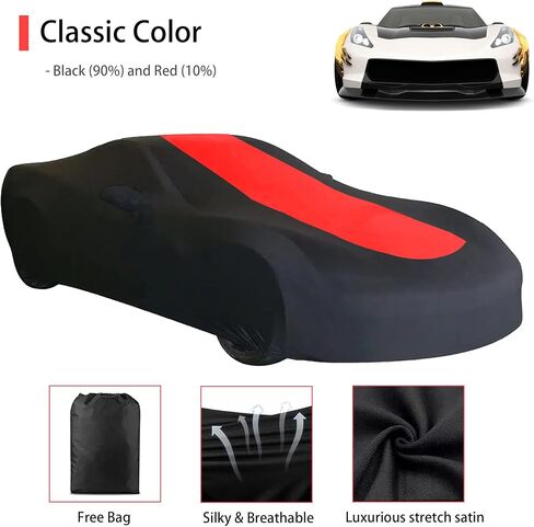 تغطية سيارة ناعمة مخصصة ل C7 Corvette 2014-2019 إكسسوارات للسيارات الداخلية للسيارات تحت الأرض والحماية من غبار التخزين (Stingray ، Grand Sport ، Z06 ، ZR1) in Kuwait