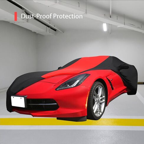 تغطية سيارة ناعمة مخصصة ل C7 Corvette 2014-2019 إكسسوارات للسيارات الداخلية للسيارات تحت الأرض والحماية من غبار التخزين (Stingray ، Grand Sport ، Z06 ، ZR1) in Kuwait