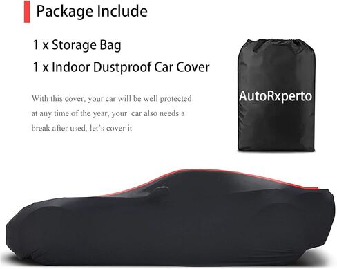 Soft Stretch Car Cover Custom-fit for C7 Corvette 2014-2019 Accessories for Indoor Underground Garage Car Show & Storage Dust Protection (Stingray, Grand Sport, Z06, ZR1) in Saudi Arabia