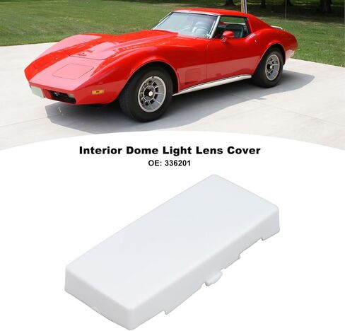 Interior Dome Light Lens Cover 336201 Interior Dome Light Cover ABS Roof Map Light Lens Replacement for Chevy Corvettes 1974-1982 S10 in Saudi Arabia