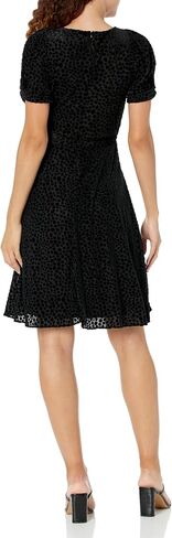 DKNY Women's Knot Sleeve Fit and Flare Dress in Saudi Arabia