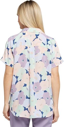 NYDJ Women's Short Sleeve Becky Blouse in Kuwait