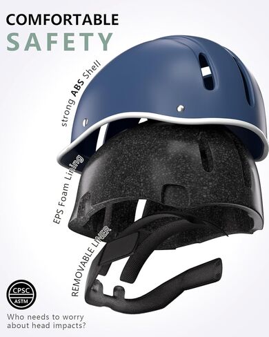 LANOVAGEAR خوذة دراجة للبالغين للرجال والنساء، خوذة دراجة قابلة للتعديل للأطفال للتهوية الحضرية للتنقل، لوح التزلج، سكوتر، الدراجة الإلكترونية in Kuwait