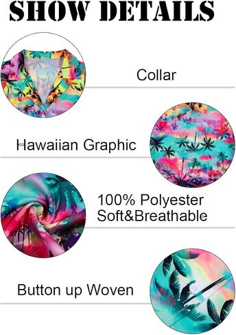 Plus Size Women Hawaiian Shirt Soft Cool Summer Hawaii Shirts Floral Tropic Print V Neck Button Down Shirts Beach Tops in Kuwait