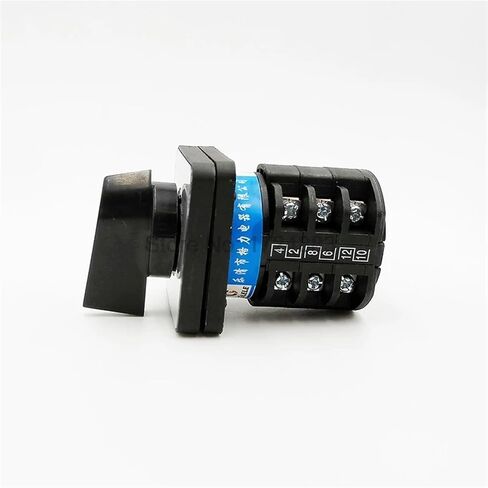Electric 3Position 12Terminals Rotary Cam Changeover Switch 500V 10A LW8-10A in Saudi Arabia