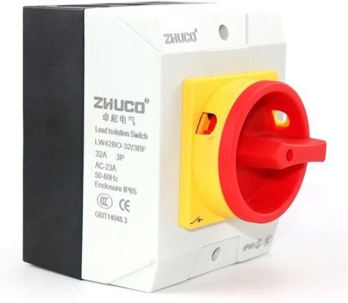 LW42BO-32/3BF 4BF 32A Two Position 3 Poles 4 Poles ON-Off Rotary Control Changeover Cam Switch with Waterproof Box(LW42BO-32 4BF 4P) in Saudi Arabia