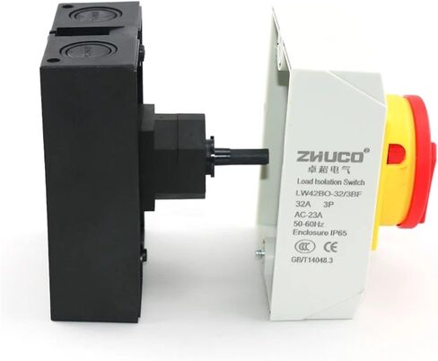 LW42BO-32/3BF 4BF 32A Two Position 3 Poles 4 Poles ON-Off Rotary Control Changeover Cam Switch with Waterproof Box(LW42BO-32 4BF 4P) in Saudi Arabia