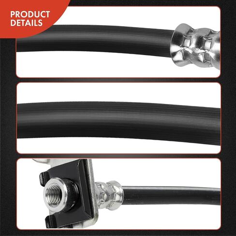 A-Premium Rear Driver Side Brake Hydraulic Hose Compatible with Select Hyundai, Kia Models - Accent 2018-2022, Rio 2018-2023 - Replace# 58737H8000 in Saudi Arabia