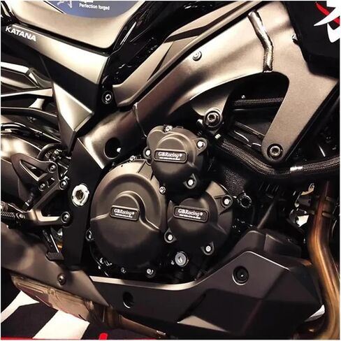تغطية دائمة محرك الدراجات النارية لـ Suzuki GSX-S950 GSXS1000 GT GSX-S1000 F 2015-2023 محرك محرك دراجة نارية محرك حماية محرك حماية محرك (ألياف الكربون) in Kuwait