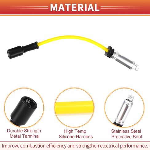Acropix Car Spark Coll Coil Coil Coil Coil Coil Coil Tharness Cable Fit for Cadillac Escalade 8 Cyl 5.3L 8 Cyl 6.0L 2002-2006 No.12192133 - Pack of 8 in Saudi Arabia