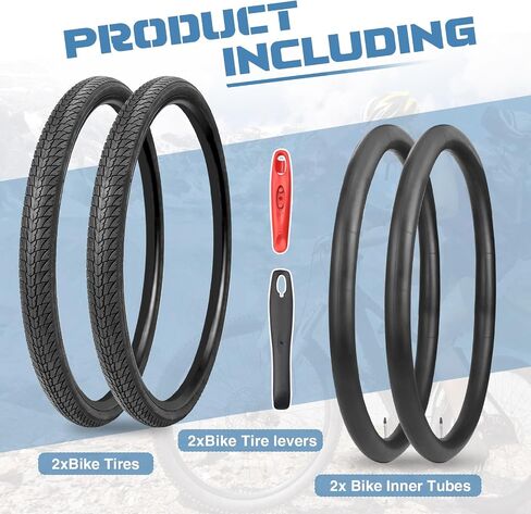 2 Pack 700x38c(40-622) Gravel Bike Tire Road Bike Tire City Bike Tire Strong Grip Compatible Replacement Bicycle Tire for Bicycle Cruiser Bike Black in Kuwait