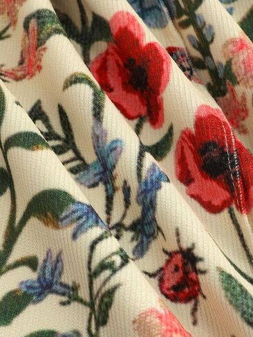CIDER Lightweight Corduroy Floral Button Wide Leg Jumpsuit in Saudi Arabia