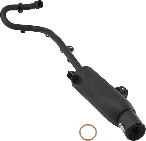 Caltric Muffler with Pipe Gasket Compatible with Honda TRX300FW FourTrax 300 4X4 1988 1989 1990 1991 in Saudi Arabia