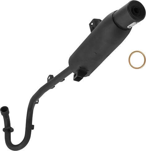 Caltric Muffler with Pipe Gasket Compatible with Honda TRX300FW FourTrax 300 4X4 1988 1989 1990 1991 in Saudi Arabia