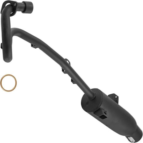 Caltric Muffler with Pipe Gasket Compatible with Honda TRX300FW FourTrax 300 4X4 1988 1989 1990 1991 in Saudi Arabia