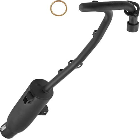Caltric Muffler with Pipe Gasket Compatible with Honda TRX300FW FourTrax 300 4X4 1988 1989 1990 1991 in Saudi Arabia