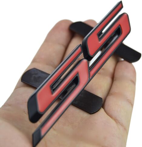 5.5" Bigger Larger Metal SS Grille Emblem Badge Plate Decal with Mount for Chevrolet Camaro Impala Cobalt Holden Front Bumper in Saudi Arabia