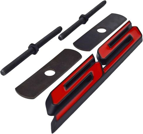 5.5" Bigger Larger Metal SS Grille Emblem Badge Plate Decal with Mount for Chevrolet Camaro Impala Cobalt Holden Front Bumper in Saudi Arabia