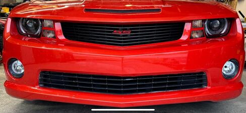 5.5" Bigger Larger Metal SS Grille Emblem Badge Plate Decal with Mount for Chevrolet Camaro Impala Cobalt Holden Front Bumper in Saudi Arabia