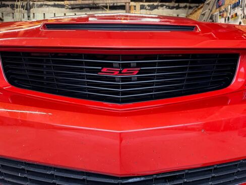 5.5" Bigger Larger Metal SS Grille Emblem Badge Plate Decal with Mount for Chevrolet Camaro Impala Cobalt Holden Front Bumper in Saudi Arabia
