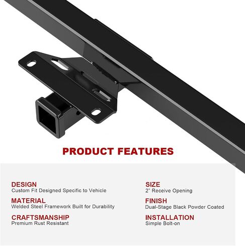 APS Rear Towing Hitch Receiver, Class 3 Trailer Hitch Compatible with Toyota Tundra 2000-2006 in Saudi Arabia