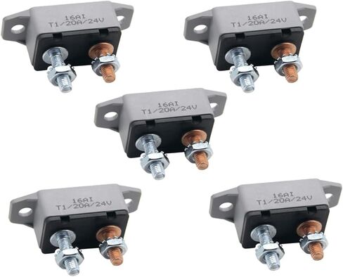 ZOOKOTO 12-24V 50 Amp ATV Automatic Reset Circuit Breaker Fuse holder 50A in Kuwait