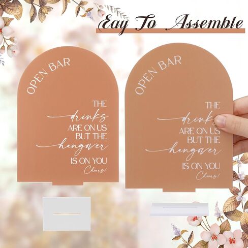 Weysat 4 Pcs Acrylic Wedding Signs for Ceremony and Reception, 5x7 Inch Sage Green Wedding Signage Decor with Stand, Guest Book, Cards and Gifts, Open Bar, Favor Signs for Marriage Memorial Ceremony in Saudi Arabia