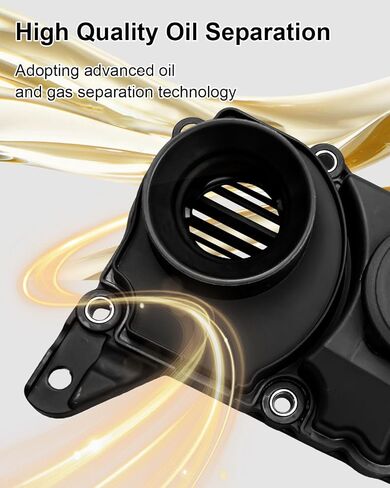 PCV Valve Oil Trap w/Gasket Fit for Volvo XC90 XC60 S60 S80 S90 V60 V90 XC40 XC70 2.0L 4 Cylinder 2014 2015 2016 2017 2018-2021, Replace 32140004 32242753 31430923 31670210 31316184 in Saudi Arabia