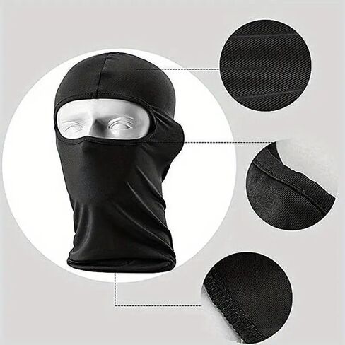 INOGIH Fresh and Breathable Balaclava Face Mask UV Protector Cooling Neck Gaiter Ski-Mask for Women and Men in Saudi Arabia