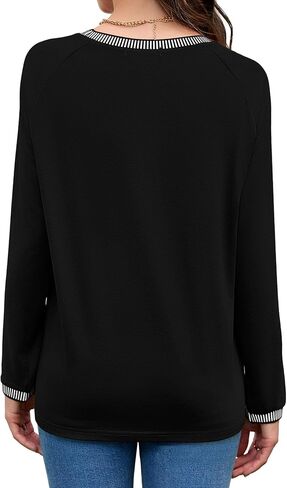 Long Sleeve Shirts for Women Fall Business Casual Blouses Crewneck Pleated Work Tunic Tops 2025 in Saudi Arabia