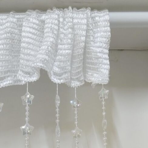 ave split Beaded Curtain Doorways Star Acrylic Hanging Door Beads String Curtains Tassel Room Divider Screen Decor for Doorway Window Living Room Wedding 049Star (Shiny Transparent Stars) in Kuwait