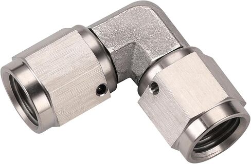 3AN Female to 3AN Female 90 Degree Swivel Stainless Steel Coupler Connector Fitting Adapter in Saudi Arabia