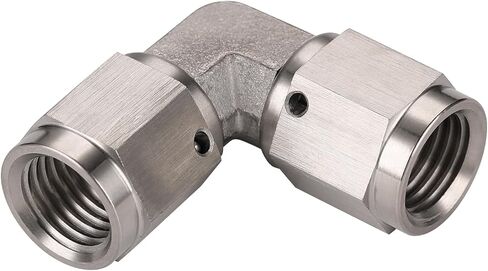 3AN Female to 3AN Female 90 Degree Swivel Stainless Steel Coupler Connector Fitting Adapter in Saudi Arabia