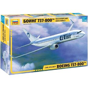 Zvezda 7019 Civil Airliner Boeing 737-800 1/144