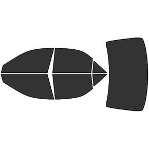 Rvinyl Window Tint Kit Compatible with Toyota Camry 2002-2006 - Back Precut Kit - 20%