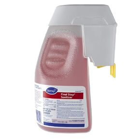 Diversey 101105267 Final Step Sanitizer, No Rinse Food Contact Sanitizer for Dishes, Utensils & Equipment, Concentrate Optifill, 2.5-Liters