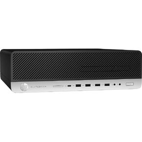 كمبيوتر مكتبي HP EliteDesk 800 G4 SFF للأعمال مع شاشة FHD مقاس 24 بوصة، وIntel Core i5-8500، وذاكرة وصول عشوائي DDR4 سعة 16 جيجابايت، ومحرك أقراص SSD سعة 256 جيجابايت، وقرص صلب سعة 1 تيرابايت، وماوس ولوحة مفاتيح، ودي في دي، وواي فاي، وBT، ونظام التشغيل Wi