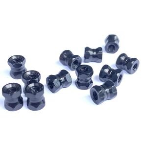12pcs M3*18mm Hex Aluminum Alloy Step Spacer Standoff Pillar Column for Racing Drone FPV Quadcopter Multirotors DIY Frame,Length 18mm Black Color