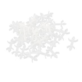 uxcell 50Pcs Nylon PCB Support Spacer Standoff Locking Style, 10 mm x 5 mm