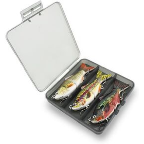 ODS Multi Jointed Animated Fishing Lure Slow Sinking Hard Bait Freshwater Saltwater Tackle Kit